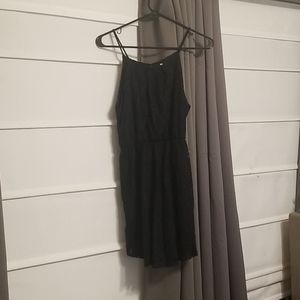 Peach royal black dress